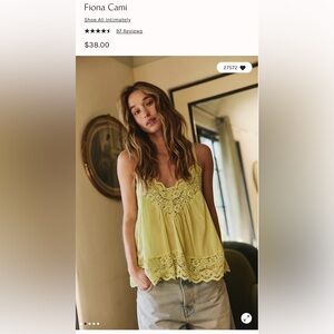 Free People Fiona Cami XL
